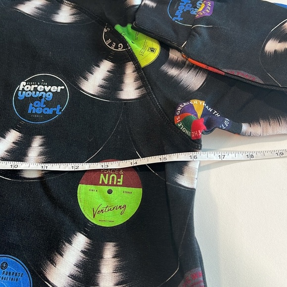 Molo - size 128/8 year old, record sweatshirt, black - Picture 5 of 6